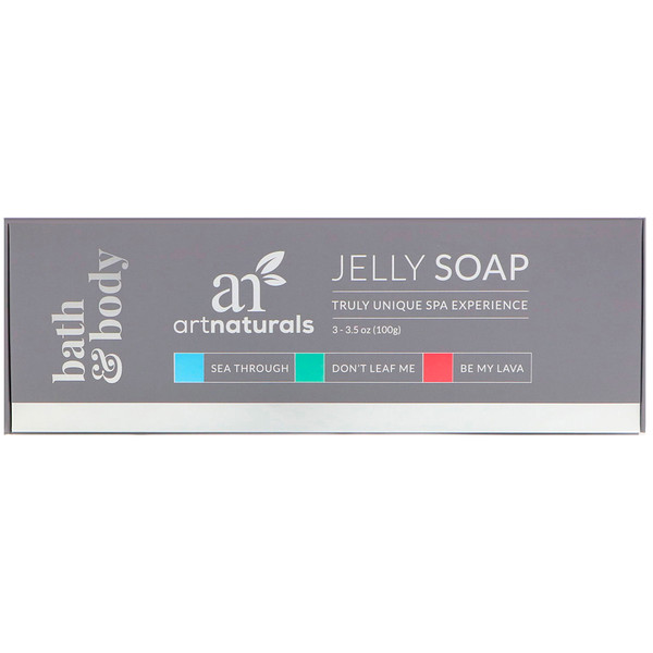 Artnaturals Jelly Soap Set 3 Soaps 3.5 oz (100 g) Each