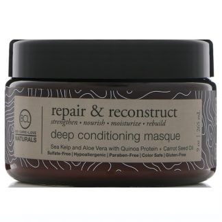 BCL, BE CARE LOVE, NATURALS, REPAIR & RECONSTRUCT, DEEP CONDITIONING MASQUE, 9 OZ / 265ml