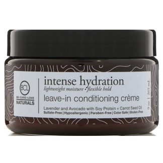 BCL, BE CARE LOVE, NATURALS, INTENSE HYDRATION, LEAVE-IN CONDITIONING CREAM, 9 OZ / 265ml