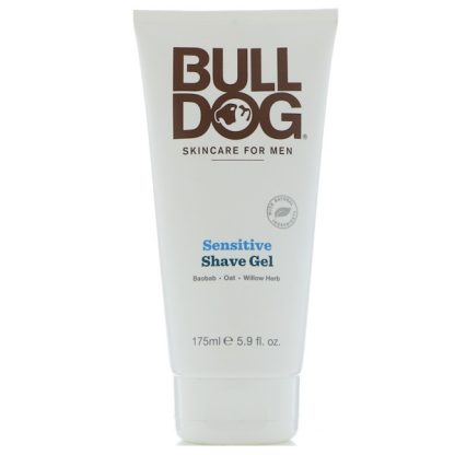 BULLDOG SKINCARE FOR MEN, SENSITIVE SHAVE GEL, 5.9 FL OZ / 175ml