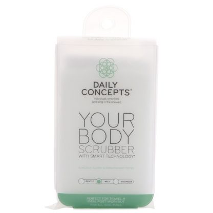 DAILY CONCEPTS, YOUR BODY SCRUBBER, MILD, 1 SCRUBBER