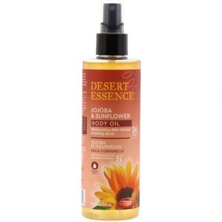 DESERT ESSENCE, JOJOBA & SUNFLOWER BODY OIL SPRAY, 8.28 FL OZ / 245ml