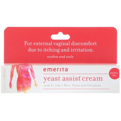 EMERITA, YEAST ASSIST CREAM, 1 OZ / 28g