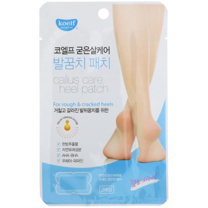 KOELF, CALLUS CARE HEEL PATCH, 3 PAIRS