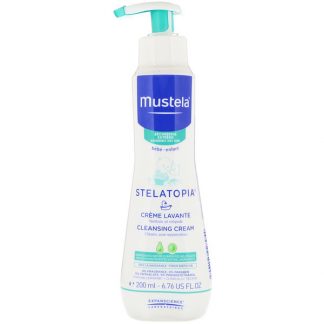 MUSTELA, BABY, STELATOPIA CLEANSING CREAM, FOR EXTREMELY DRY SKIN, 6.76 FL OZ / 200ml