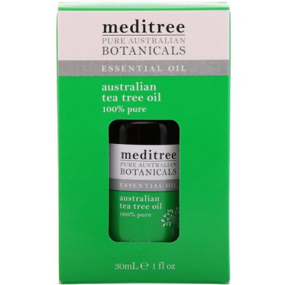 MEDITREE, PURE AUSTRALIAN BOTANICALS, 100% PURE AUSTRALIAN TEA TREE OIL, 1 FL OZ / 30ml