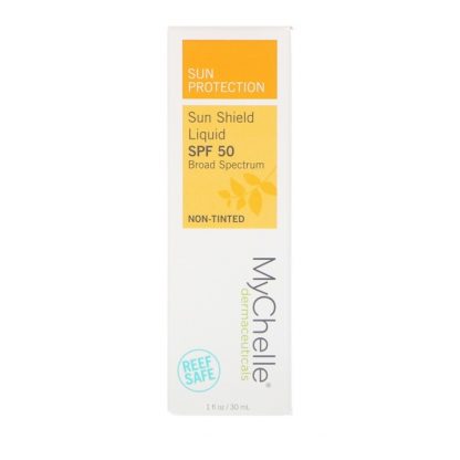 MYCHELLE DERMACEUTICALS, SUN SHIELD LIQUID, SPF 50, NON-TINTED, 1 FL OZ / 30ml