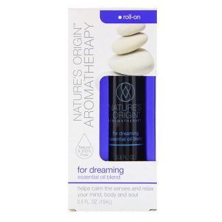 NATURE'S ORIGIN, AROMATHERAPY, ESSENTIAL OIL BLEND, FOR DREAMING ROLL-ON, 0.5 FL OZ / 15ml