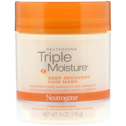 NEUTROGENA, TRIPLE MOISTURE, DEEP RECOVERY HAIR MASK, 6 OZ / 170g