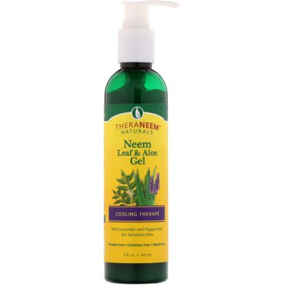 ORGANIX SOUTH, THERANEEM NATURALS, NEEM LEAF & ALOE GEL, COOLING THERAPE, 8 FL OZ / 240ml