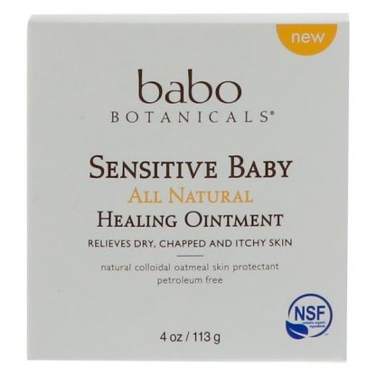 BABO BOTANICALS, SENSITIVE BABY, ALL NATURAL, HEALING OINTMENT, 4 OZ / 113g