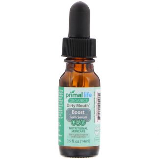 PRIMAL LIFE ORGANICS, DIRTY MOUTH BOOST GUM SERUM, 0.5 FL OZ / 14ml