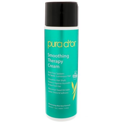 PURA D'OR, SMOOTHING THERAPY CREAM, 8 FL OZ / 237ml