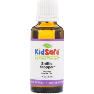 PLANT THERAPY, KIDSAFE, 100% PURE ESSENTIAL OILS, SNIFFLE STOPPER, 1 FL OZ / 30ml