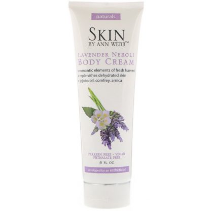 SKIN BY ANN WEBB, BODY CREAM, LAVENDER NEROLI, 8 FL OZ