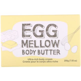 TOO COOL FOR SCHOOL, EGG MELLOW BODY BUTTER, 7.05 OZ / 200g