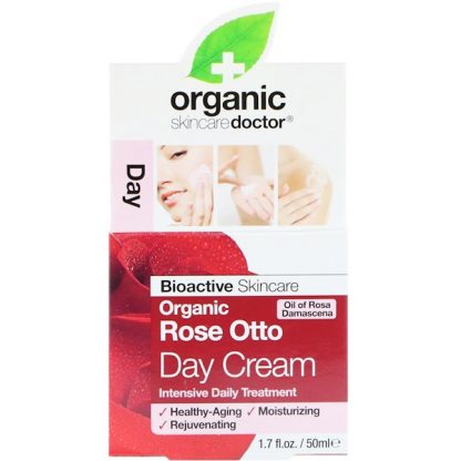 ORGANIC DOCTOR, ORGANIC ROSE OTTO DAY CREAM, 1.7 FL OZ / 50ml