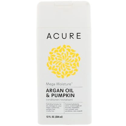 ACURE, MEGA MOISTURE CONDITIONER, ARGAN OIL & PUMPKIN, 12 FL OZ / 354ml