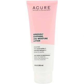 ACURE, SERIOUSLY SOOTHING 24HR MOISTURE LOTION, 8 FL OZ / 236.5ml