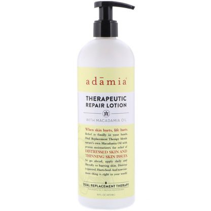 ADAMIA, THERAPEUTIC REPAIR LOTION WITH MACADAMIA OIL, 16 FL OZ / 473ml