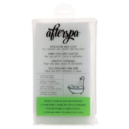 AFTERSPA, EXFOLIATING WASH CLOTH, 1 CLOTH