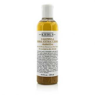 KIEHL'S CALENDULA HERBAL EXTRACT ALCOHOL-FREE TONER - FOR NORMAL TO OILY SKIN TYPES 250ML/8.4OZ