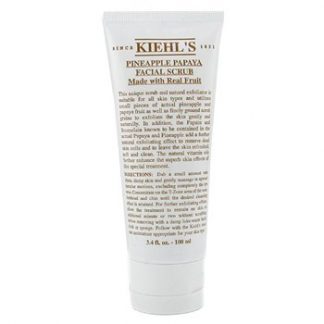 KIEHL'S PINEAPPLE PAPAYA FACIAL SCRUB WITH REAL FRUIT EXTRACTS 100ML/3.4OZ