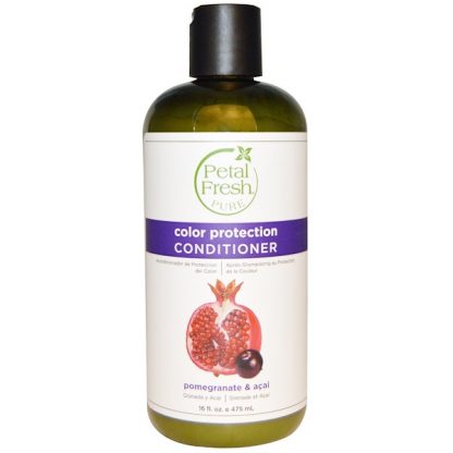 PETAL FRESH, PURE, CONDITIONER, COLOR PROTECTION, POMEGRANATE AND ACAI, 16 FL OZ / 475ml