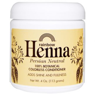 RAINBOW RESEARCH, HENNA, COLORLESS CONDITIONER, NEUTRAL, 4 OZ / 113g