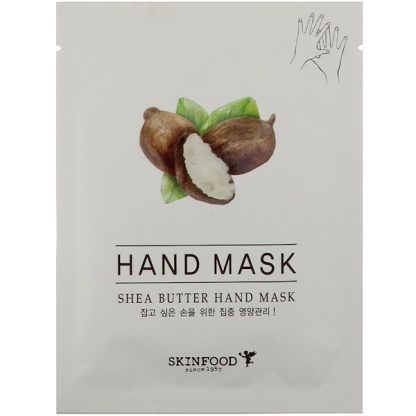 SKINFOOD, SHEA BUTTER HAND MASK, 0.54 FL OZ / 16ml