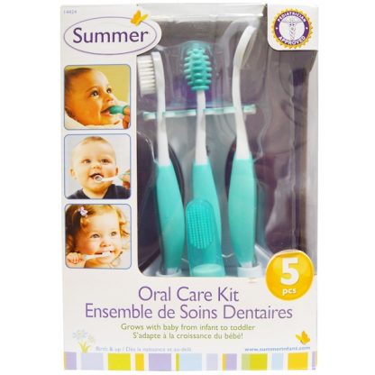 SUMMER INFANT, ORAL CARE KIT, 5 PIECE KIT