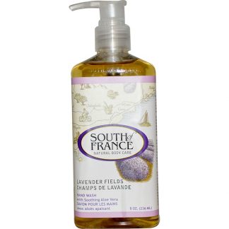 SOUTH OF FRANCE, LAVENDER FIELDS, HAND WASH WITH SOOTHING ALOE VERA, 8 OZ / 236ml