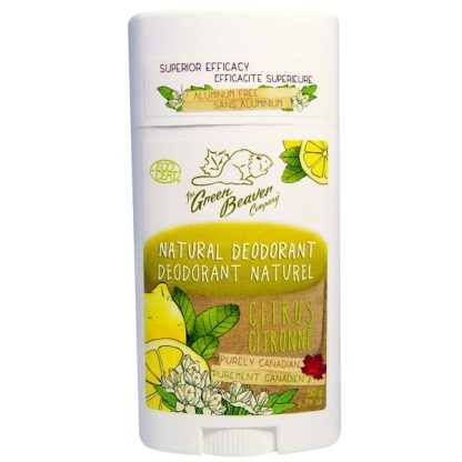 THE GREEN BEAVER, NATURAL DEODORANT, CITRUS, 1.76 OZ / 50g