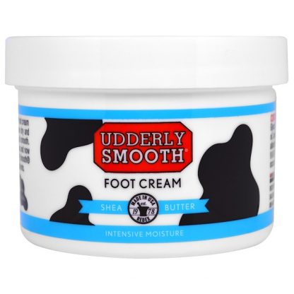 UDDERLY SMOOTH, FOOT CREAM, SHEA BUTTER, 8 OZ / 227g