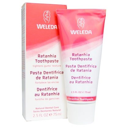 WELEDA, RATANHIA TOOTHPASTE, 2.5 FL OZ / 75ml