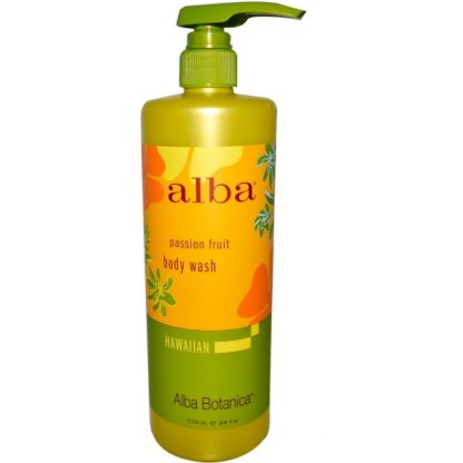 ALBA BOTANICA, BODY WASH, PASSION FRUIT, 24 FL OZ / 710ml