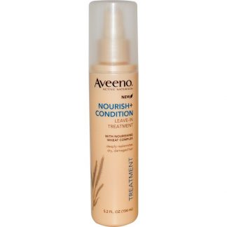 AVEENO, ACTIVE NATURALS, NOURISH+CONDITION, LEAVE-IN TREATMENT, 5.2 FL OZ / 154ml