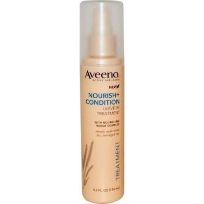 AVEENO, ACTIVE NATURALS, NOURISH+CONDITION, LEAVE-IN TREATMENT, 5.2 FL OZ / 154ml