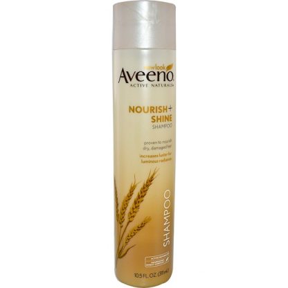 AVEENO, ACTIVE NATURALS, NOURISH + SHINE SHAMPOO, 10.5 FL OZ / 311ml