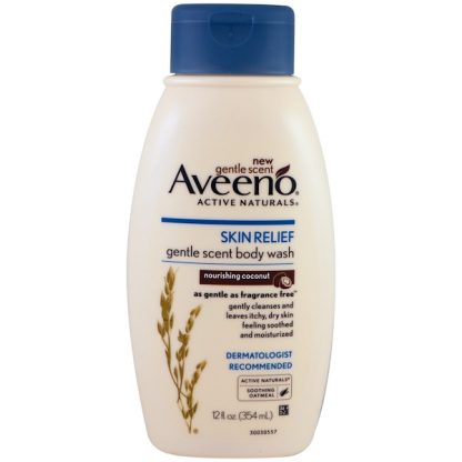 AVEENO, SKIN RELIEF, GENTLE SCENT BODY WASH, NOURISHING COCONUT, 12 FL OZ / 354ml