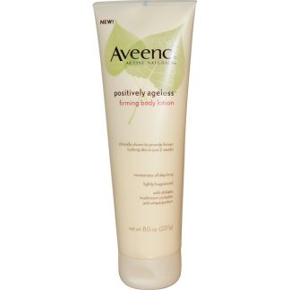 AVEENO, ACTIVE NATURALS, POSITIVELY AGELESS, FIRMING BODY LOTION, 8.0 OZ / 227g