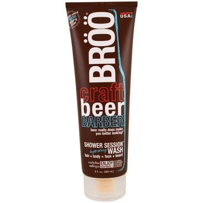 BR??, CRAFTED BEER BARBER, SHOWER SESSION HYDRATING WASH, FRESH SCENT, 9 FL OZ / 266ml