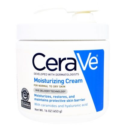 CERAVE, MOISTURIZING CREAM WITH PUMP, 16 OZ / 453g