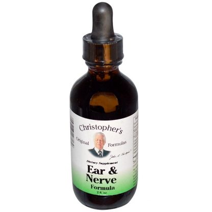 CHRISTOPHER'S ORIGINAL FORMULAS, EAR & NERVE FORMULA, 2 FL OZ