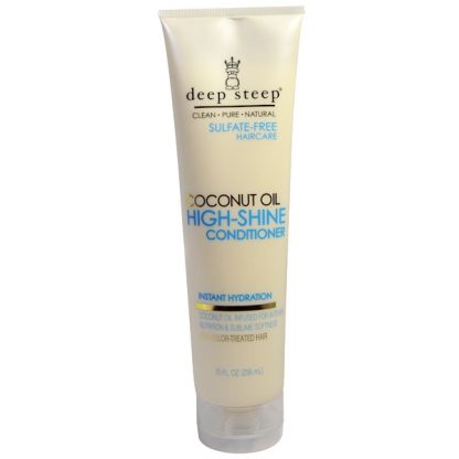 DEEP STEEP, HIGH SHINE CONDITIONER, COCONUT OIL, 10 FL OZ / 295ml