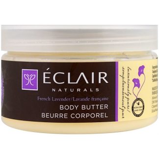ECLAIR NATURALS, BODY BUTTER, FRENCH LAVENDER, 4 OZ / 113g