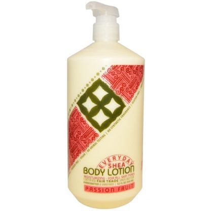 EVERYDAY SHEA, MOISTURIZING BODY LOTION, PASSION FRUIT, 32 FL OZ / 950ml