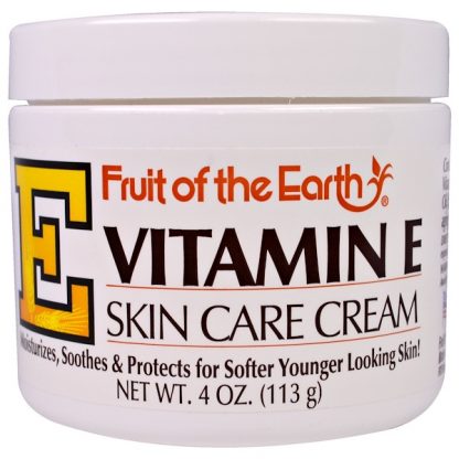 FRUIT OF THE EARTH, VITAMIN E, SKIN CARE CREAM, 4 OZ / 113g