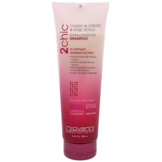 GIOVANNI, 2CHIC, ULTRA-LUXURIOUS SHAMPOO, TO PAMPER STRESSED OUT HAIR, CHERRY BLOSSOM & ROSE PETALS, 8.5 FL OZ / 250ml