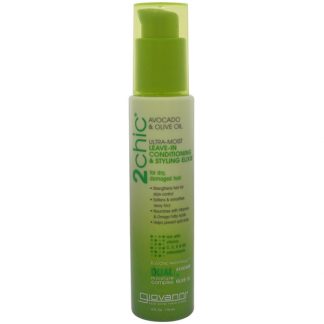GIOVANNI, 2CHIC, ULTRA-MOIST LEAVE-IN CONDITIONING & STYLING ELIXIR, AVOCADO & OLIVE OIL, 4 FL OZ / 118ml